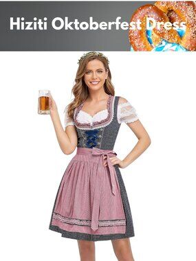 Hiziti Oktoberfest Dirndl Costume Dress